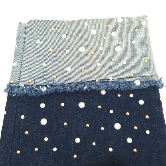 Joanna Hope Jeans with Cuffed Embellishments Size 22.  0085 - Picture 8 of 9